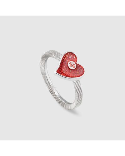 Gucci Red Heart Ring Factory Sale, 58% OFF | campingcanyelles.com
